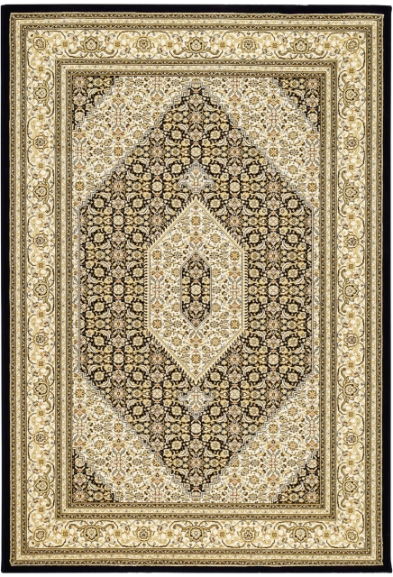 Black & Gold Oriental rug - ALEXANDRIA