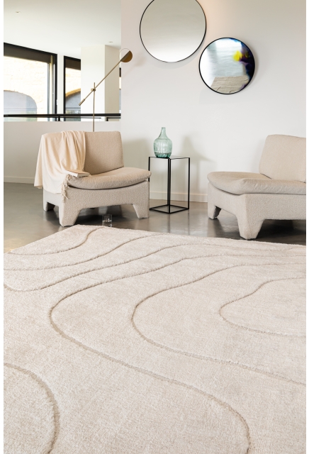 Tapis Epais Luxe Vague - Qualité KYOTO - 200 x 290