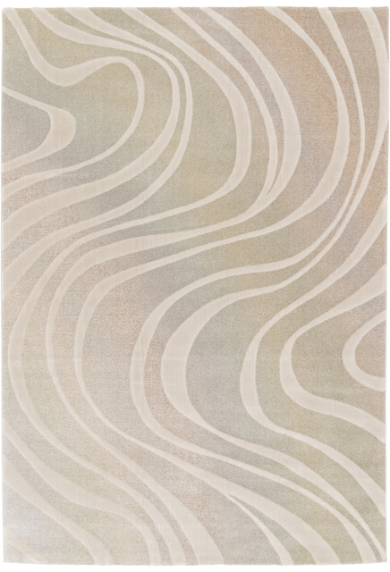 Cream and mother-of-pearl carpet - SANDEA - 200 x 290