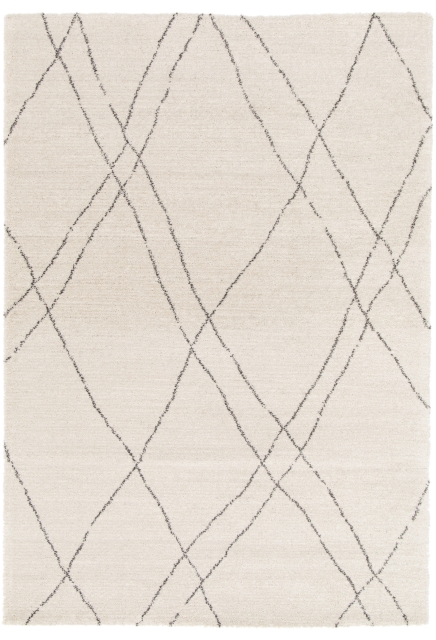 Black and Cream rug - ARTEMIS - 160 x 230