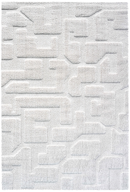 Alfombra Textured Thick Luxe White - OSAKA - 160 x 230