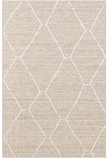 Tapis Tissé plat Crème - JAIPUR - 160 x 230