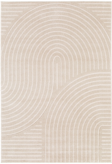 Creme and Beige Modern Carpet - EON - 160 x 230