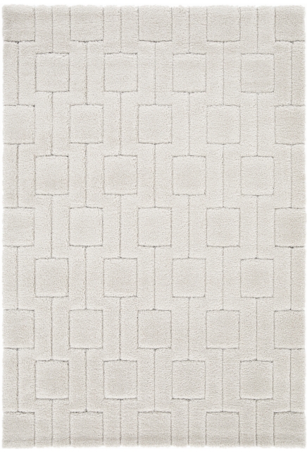 Thick Japandi Creme rug - ATHENA - 120 x 170