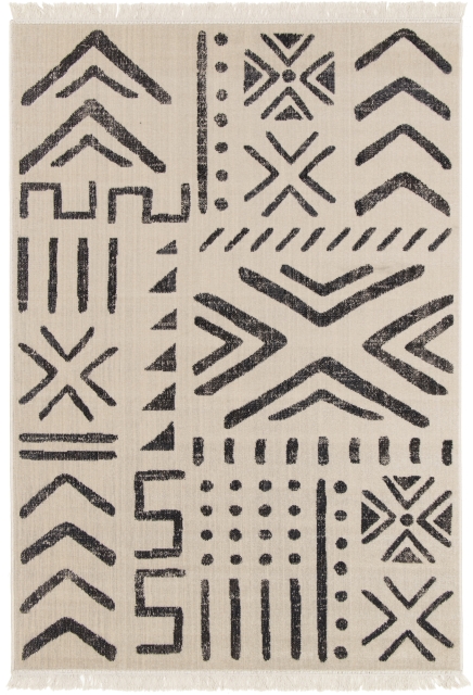 Tapis Tisse plat Creme - FINE