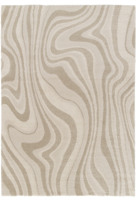 Tapis Abstrait Crème et Taupe - ARTEMIS